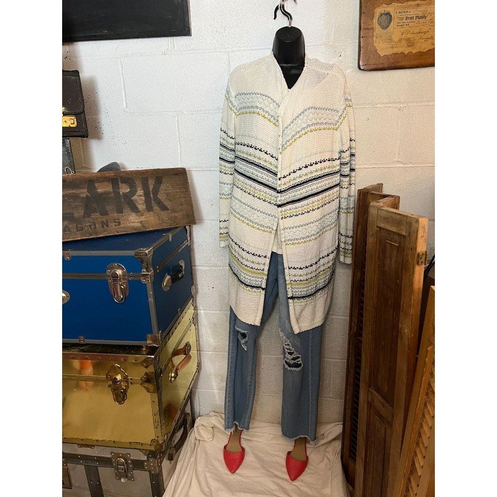 lightweight open front cardigan, JJill